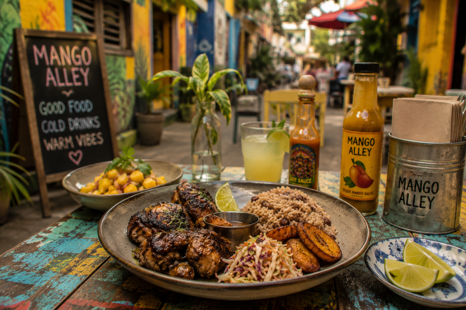 Mango Alley dining atmosphere